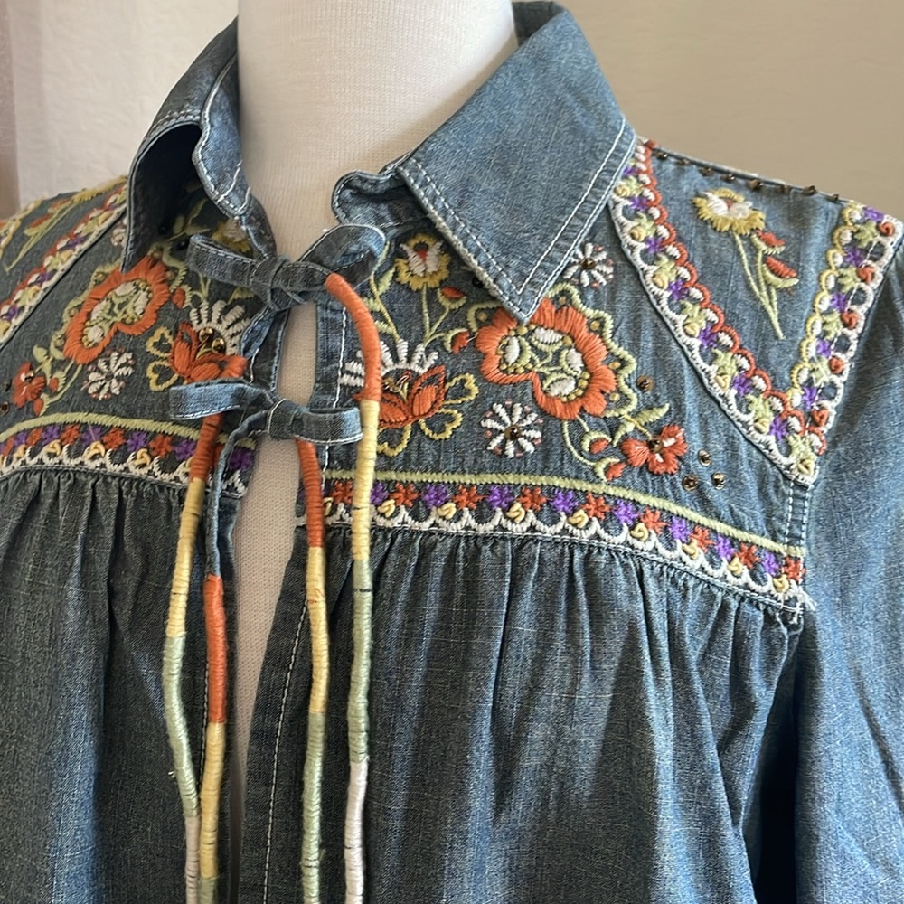 Double D Ranch Lightweight Chambray Jacket - image 2